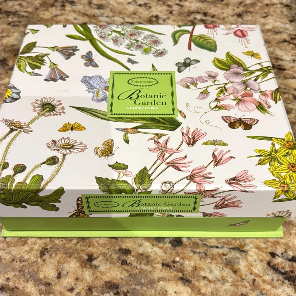Portmeirion‎ Floral Fork Set with Green Box
